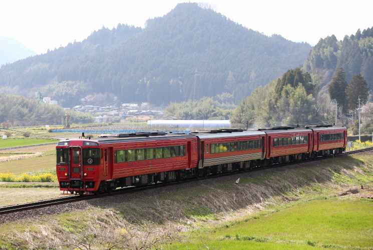 １８５系（北山田～豊後森）特急ゆふ