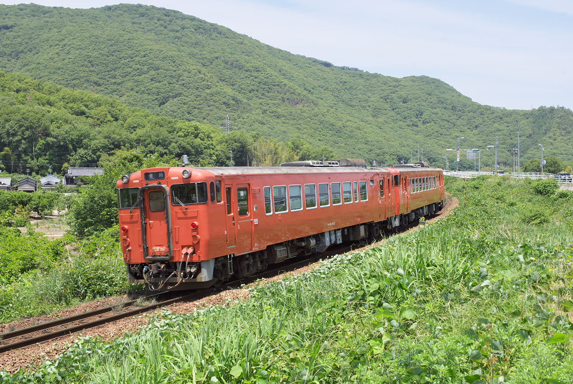 キハ４０形（津山線玉柏付近）