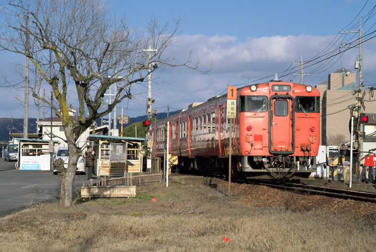 吉備線７５８Ｄ列車（服部）