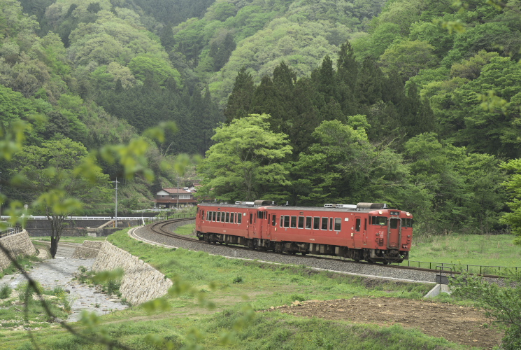 山口線８５６２Ｄ列車（津和野～船平山）