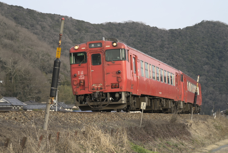 津山線９５４Ｄ列車（福渡～建部）