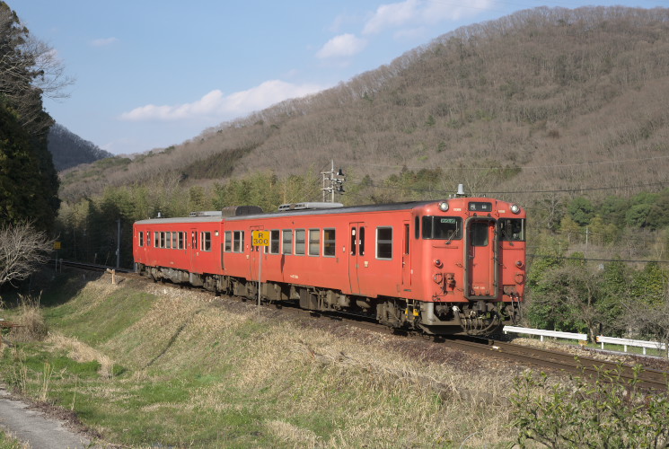 津山線９５５Ｄ列車（野々口～牧山）