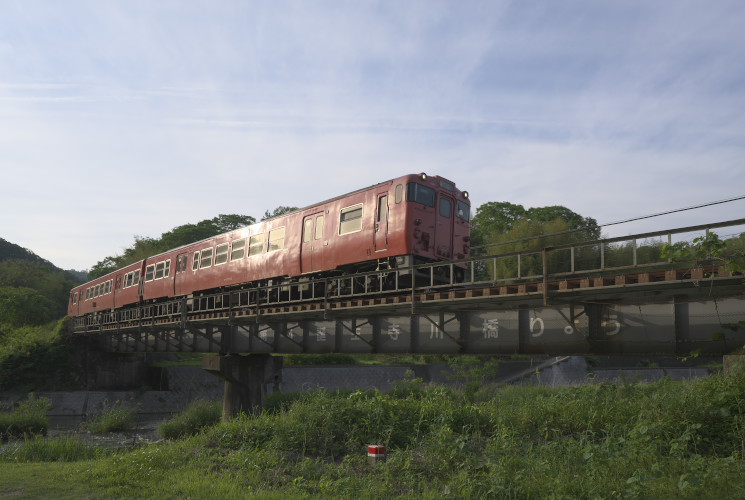 津山線　９５６Ｄ（キハ４７形）福渡～神目