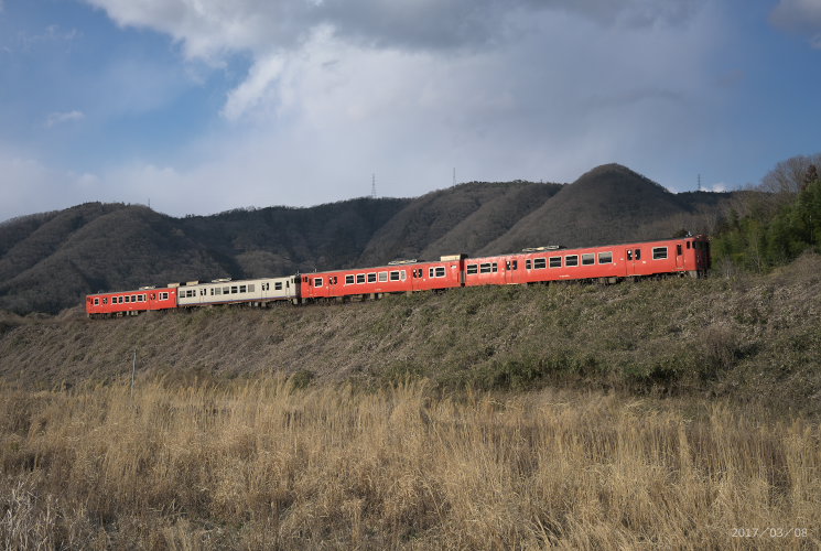 ９５７Ｄ列車（津山線）野々口～牧山