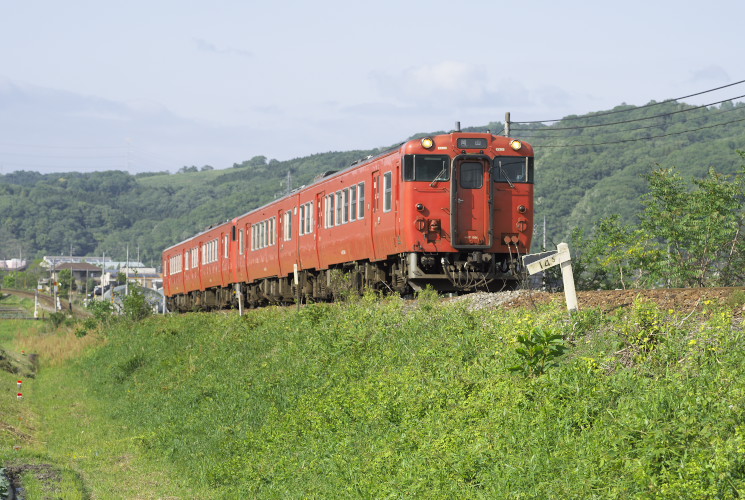 津山線９５７D列車（福渡～建部）