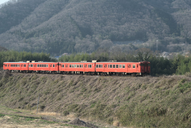 津山線９５７Ｄ列車（野々口～牧山）