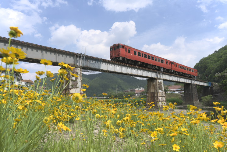 津山線キハ４０（952D）金川～建部