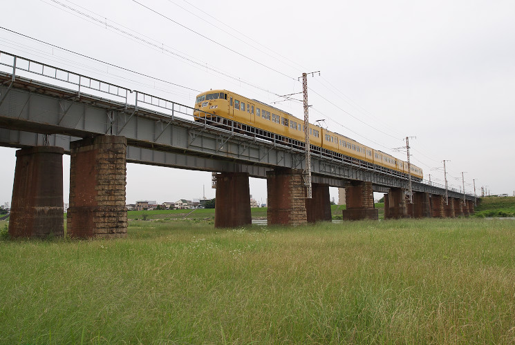 １１７系電車（山陽本線旭川橋りょう）岡山～西川原