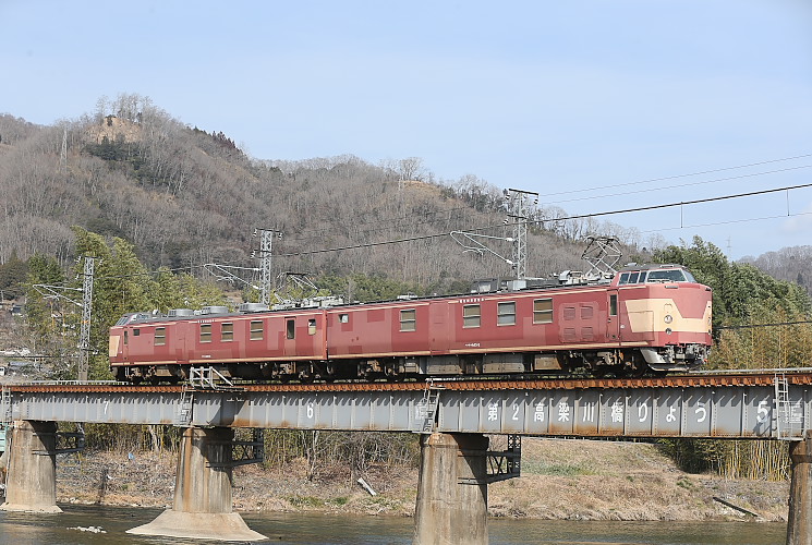 電気試験車（クモヤ４４３系）備中川面～木野山