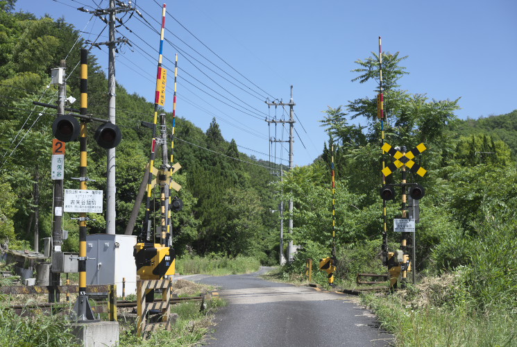 小矢谷踏切（津山線）