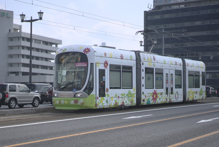 広島電鉄 １００２（原爆ドーム前～本川町）相生橋