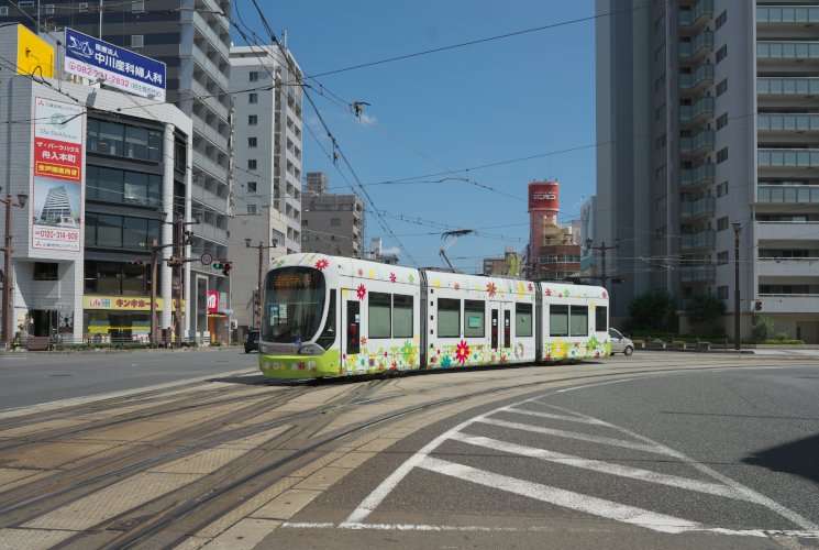 広島電鉄１００２号（土橋～十日市町）