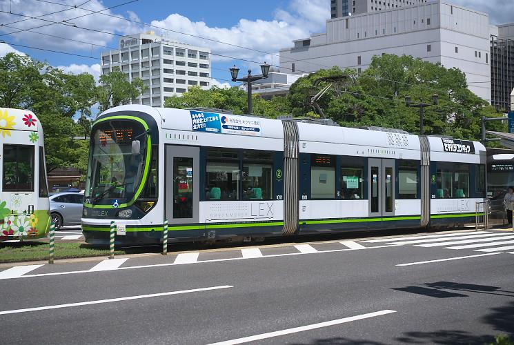広島電鉄１０００形（１０１１）原爆ドーム前～紙屋町西