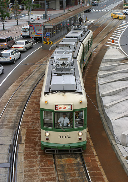 広島電鉄３１０３号電車