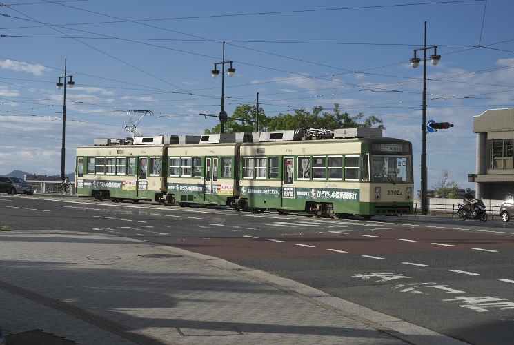 広島電鉄３７００形（３７０２）御幸橋～皆実町六丁目