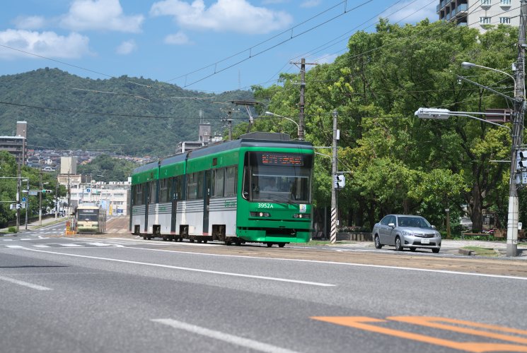 広島電鉄３９５２号（福島町～西観音町）