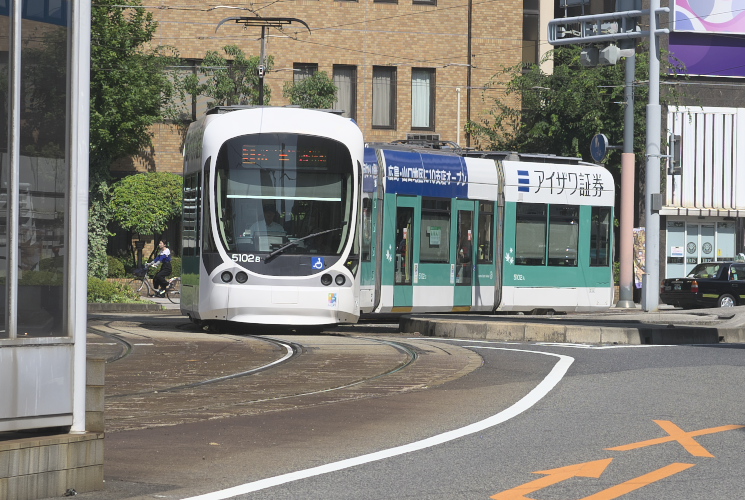 広島電鉄５１００形（５１０２号）市役所前～鷹野橋