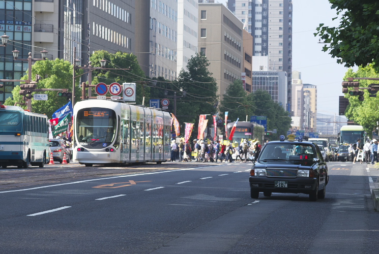 広島電鉄５１００形（５１０６号）袋町～中電前