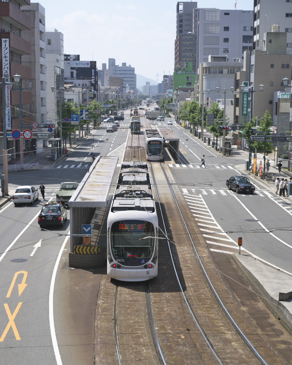 広島電鉄５１００形（５１０７号）市役所前～鷹野橋