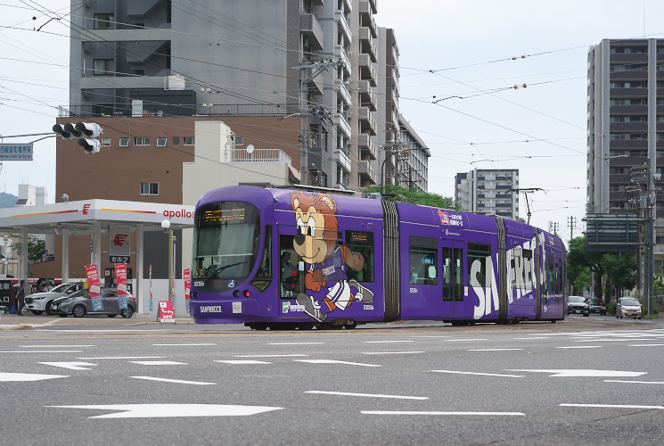 広島電鉄５１０８号電車（西観音町～観音町）
