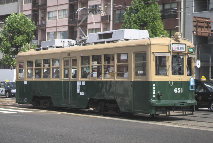 広島電鉄 ６５１（原爆ドーム前～本川町）相生橋