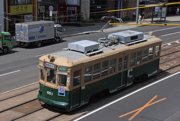 広島電鉄５０００形電車（紙屋町電停）