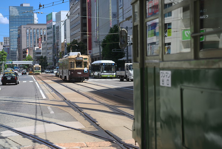 広島電鉄５８２号電車（八丁堀）