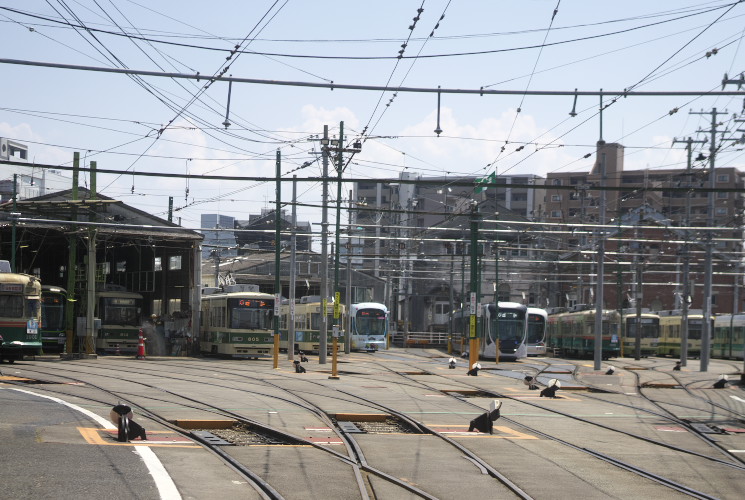 広島電鉄 千田車庫（東千田町）