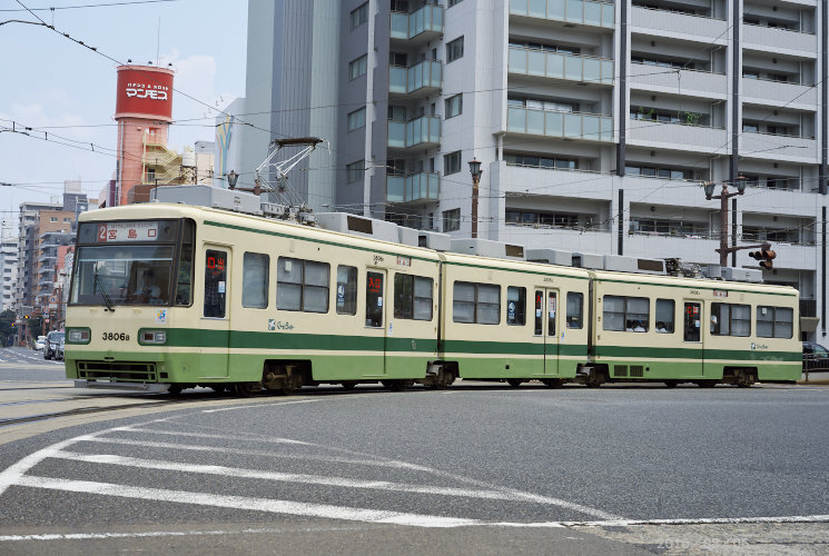 広島電鉄３８０６号電車