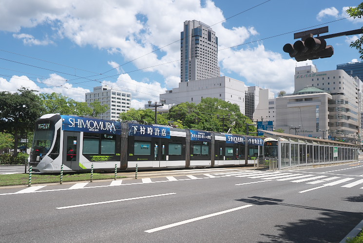 広島電鉄５２０６号（原爆ドーム前）