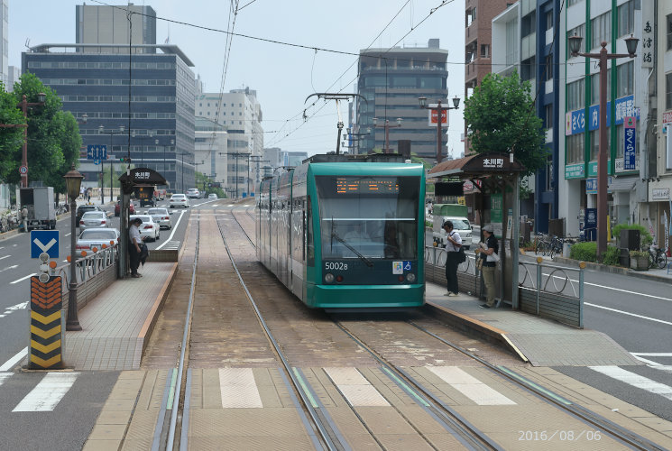 広島電鉄５００２号（本川町）