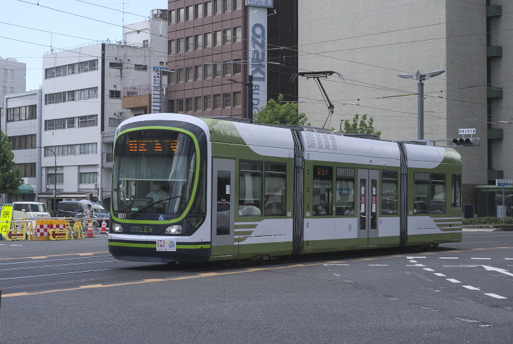 広島電鉄１００１号（１０００形）稲荷町～的場町