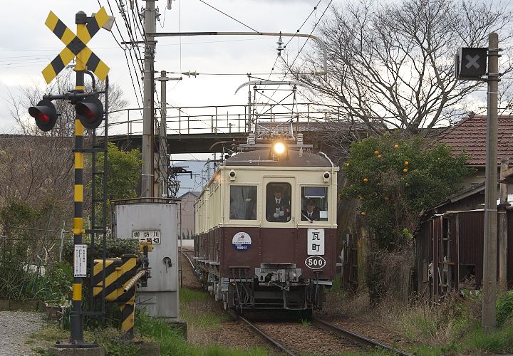 高松琴平電鉄特別列車（２２１８列車）林道～花園