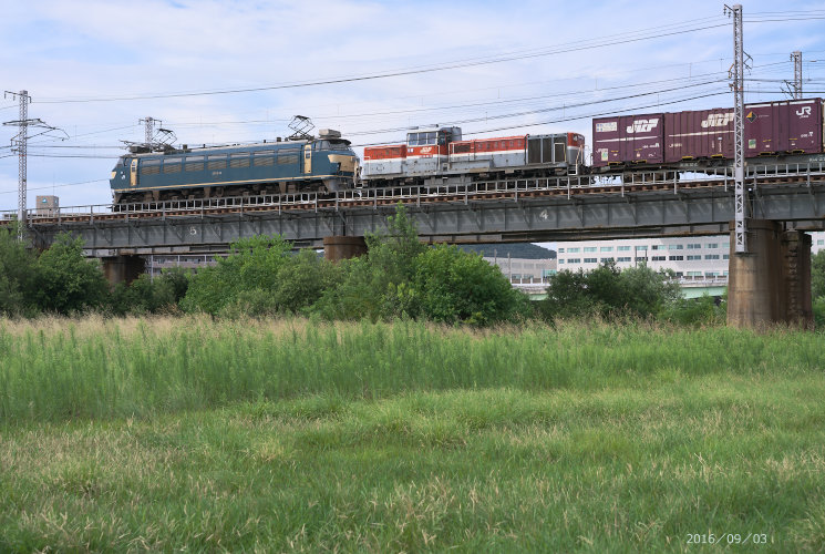 ＥＦ６６　３３（２０７７列車）西川原～岡山