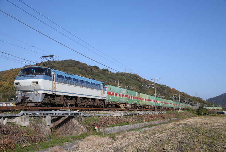 ＥＦ６６　１１７（５５列車）瀬戸～上道