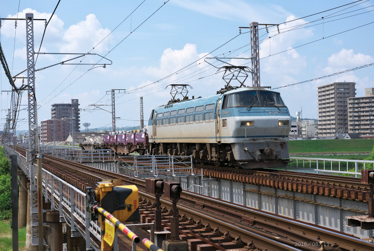 ＥＦ６６形１１５号（６８６６列車）西川原～岡山