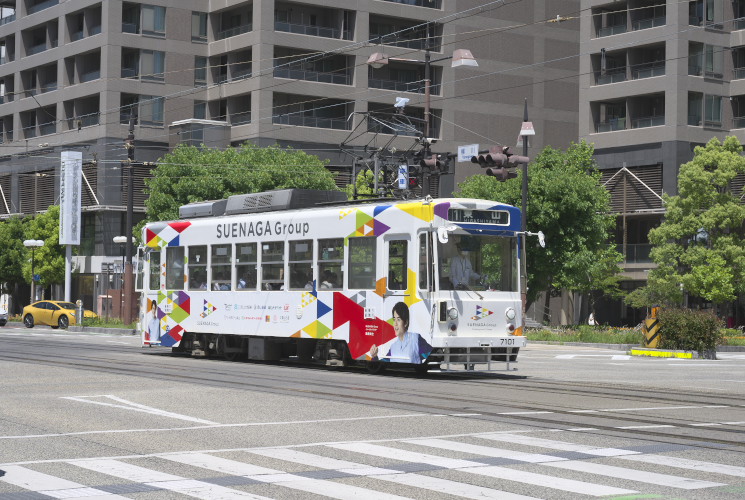 岡山電気軌道７１０１（柳川～城下）