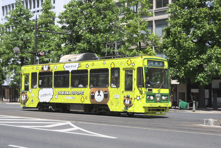 岡山電気軌道７２０２（柳川～城下）