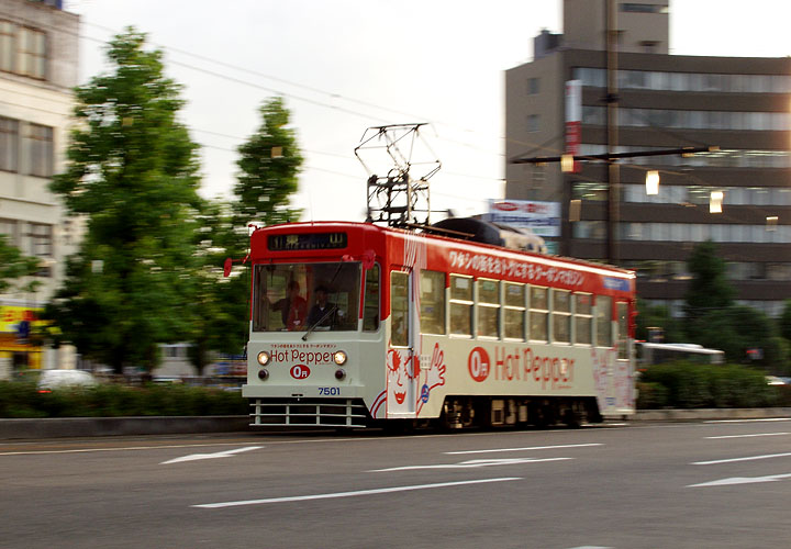 岡電７５０１号（柳川付近）