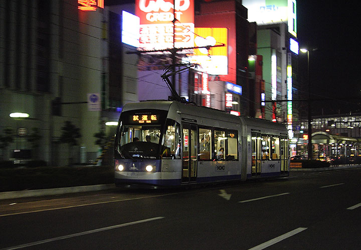 岡電９２０１号（岡山駅前～西川）