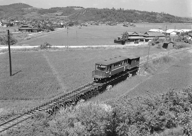 大多羅～広谷（西大寺鉄道）１９６０年代