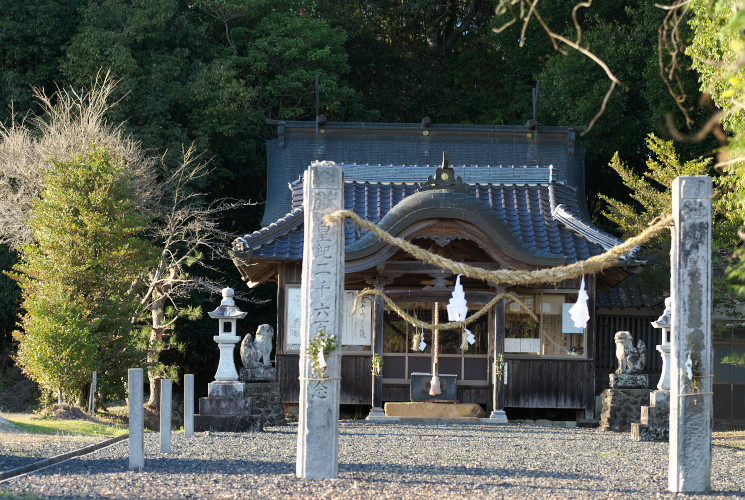 西幸神社の社叢