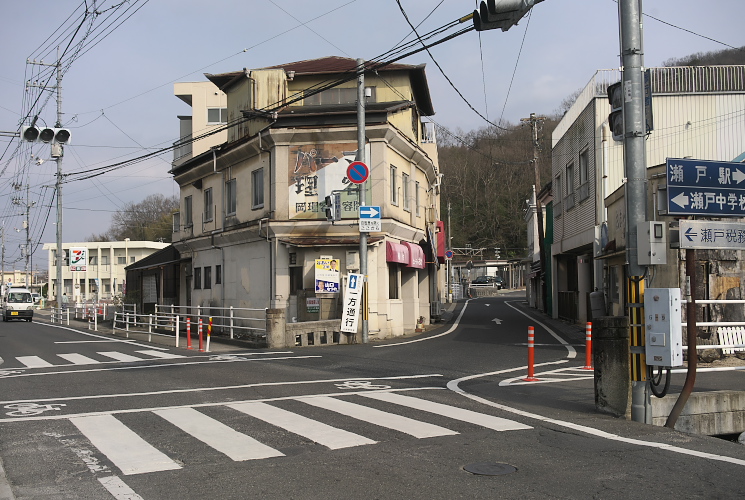 駅前通り（瀬戸駅）岡山市東区