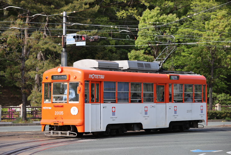 伊予鉄道２０００形２００６号（市役所前～南堀端）