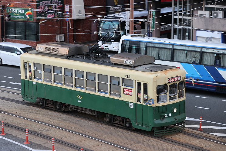長崎電軌軌道　２１２（八千代町～長崎駅前）